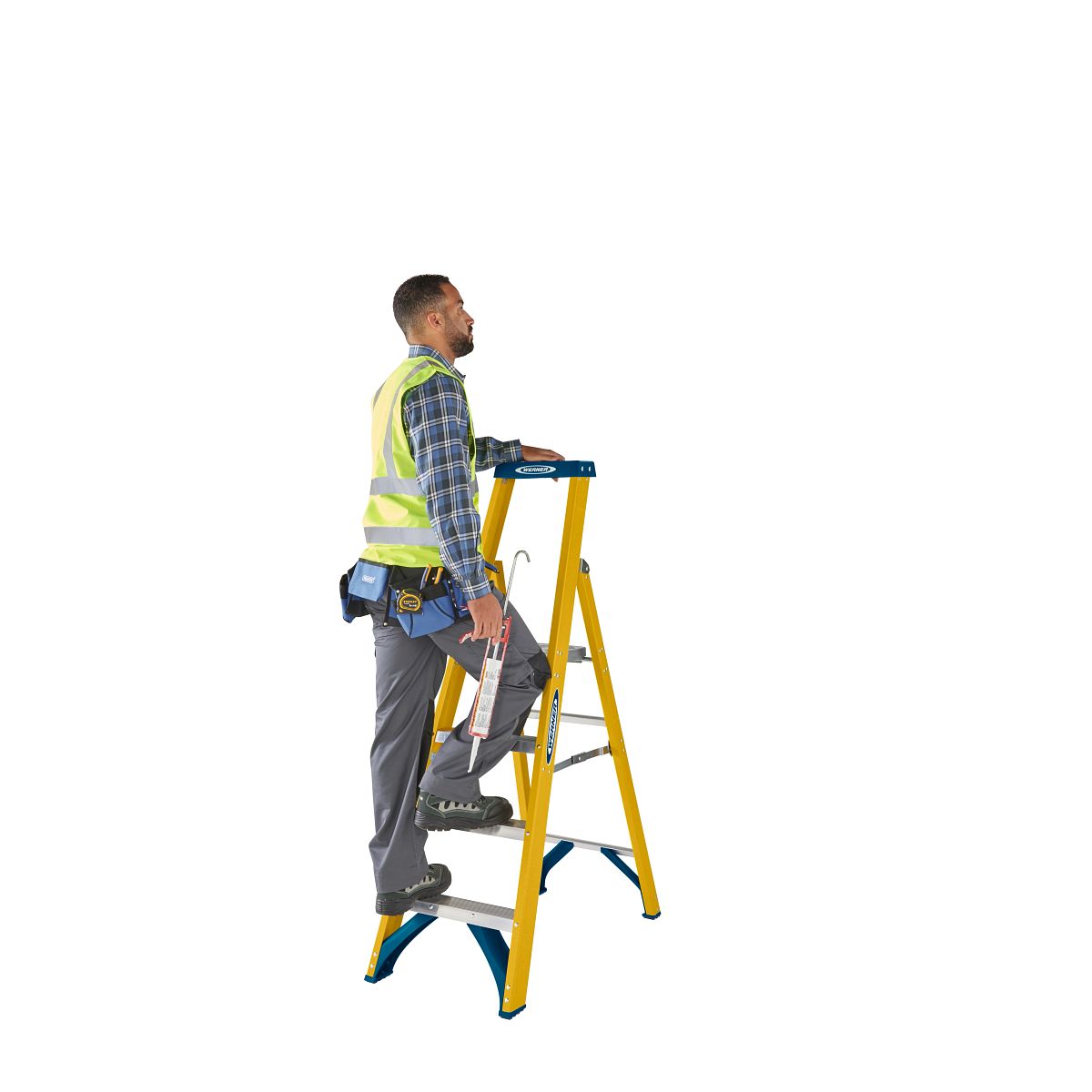 Werner Trade Fibreglass Platform Step Ladder - Image 7