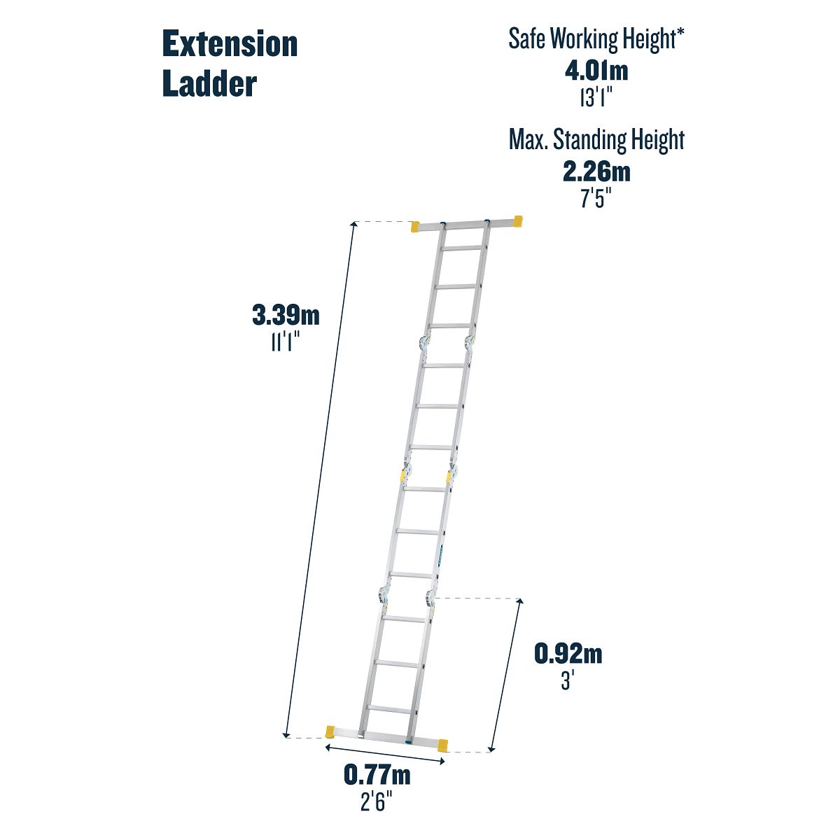 Werner 12 Way Multi-Purpose Combination Ladder - Image 15
