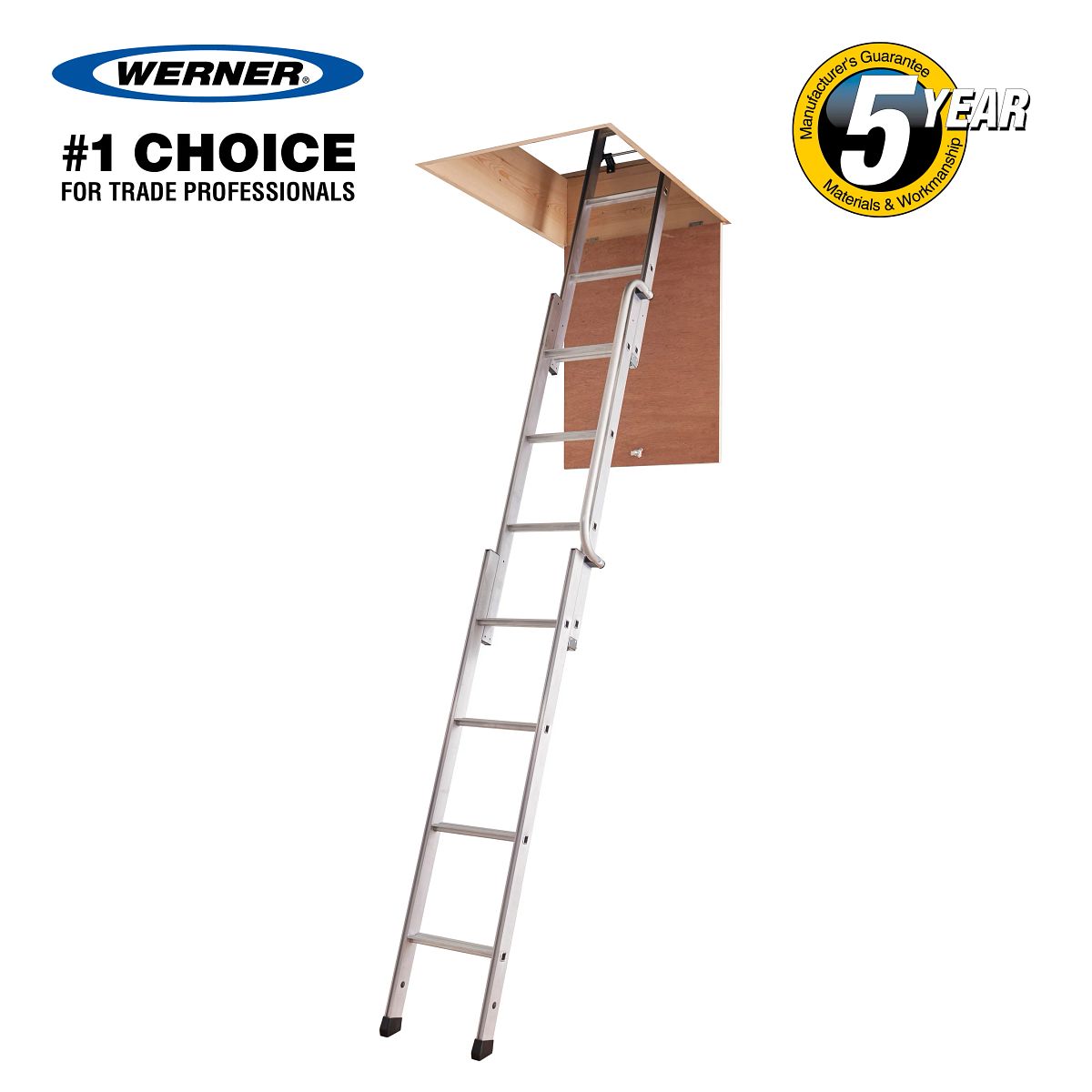 Werner Easiway 3 Section Loft Ladder