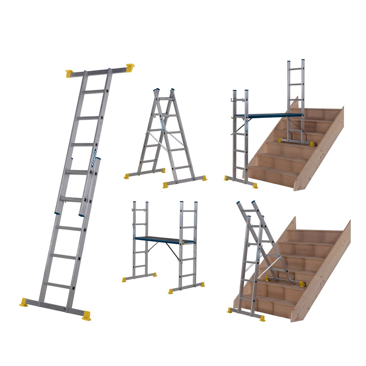 Werner 5 Way Combination Ladder with Platform - Image 18