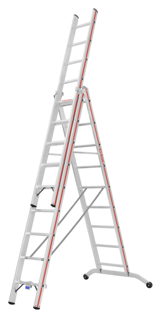 Hymer Red Line Industrial 3 Section Combination Ladder (6047) - Image 6