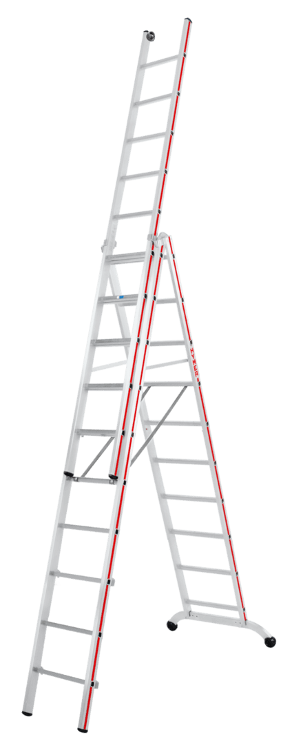 Hymer Red Line Industrial 3 Section Combination Ladder (6047) - Image 5
