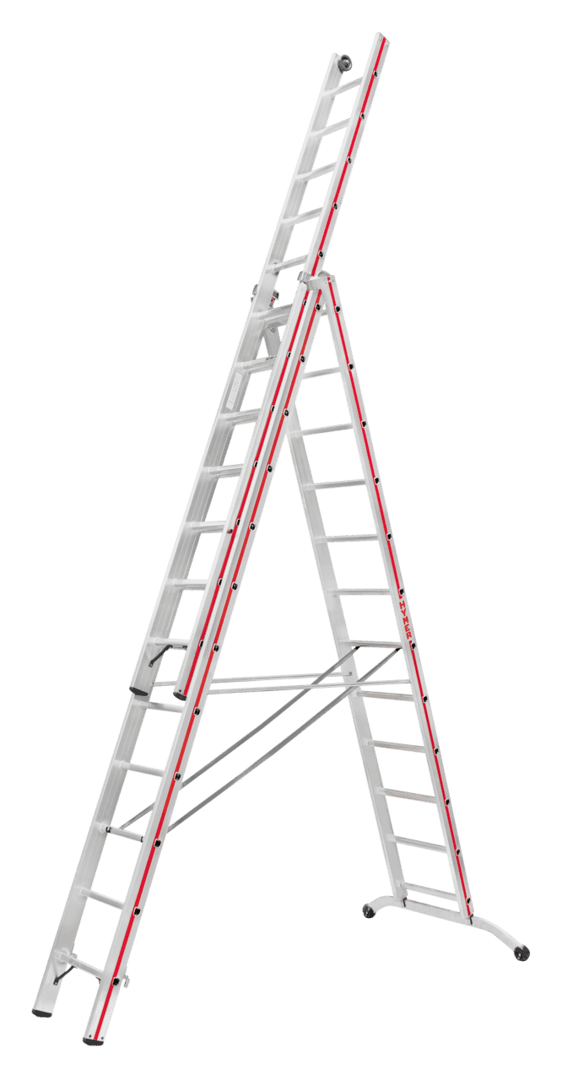 Hymer Red Line Industrial 3 Section Combination Ladder (6047) - Image 4