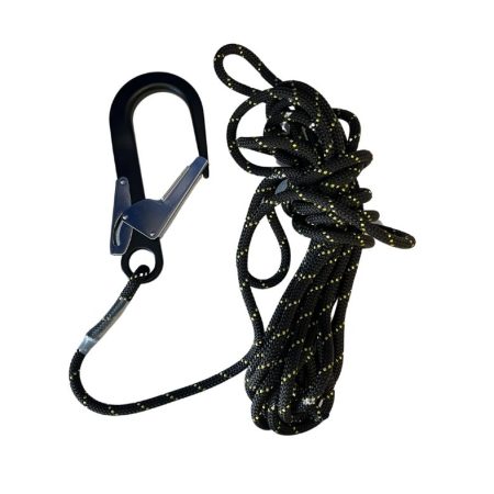 10 m Static Rope with Scaffold Karabiner