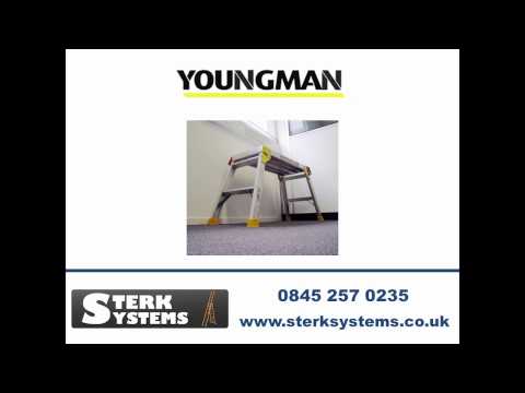 Youngman Odd Job Platform Step Ladder - 310898 Workbench