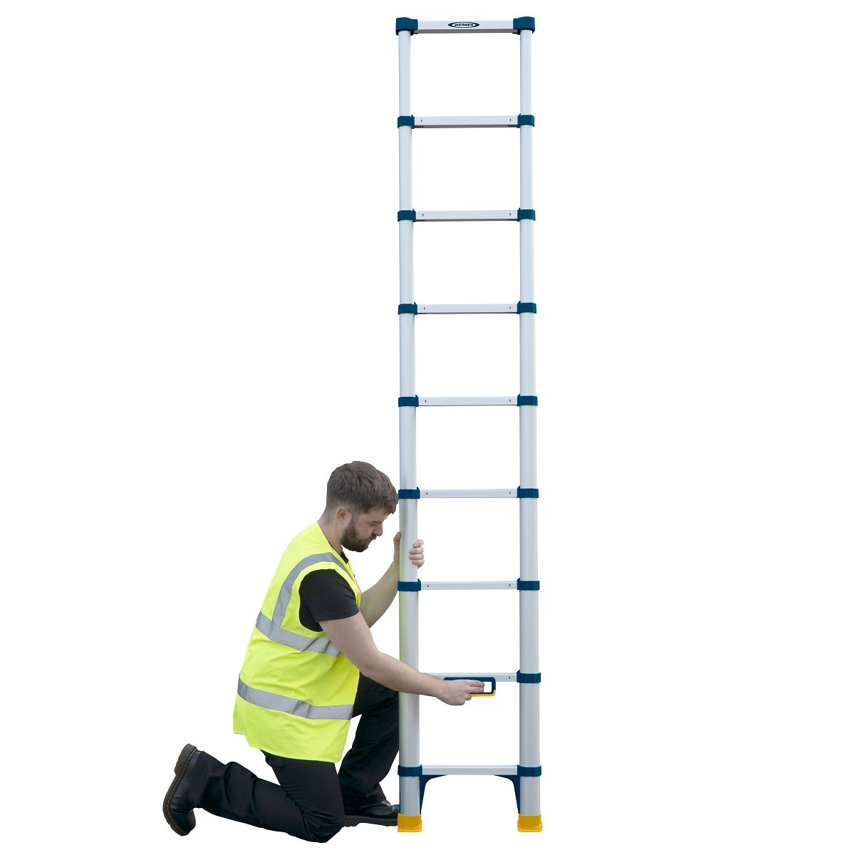 Werner Soft Close Telescopic Extension Ladders - Image 6