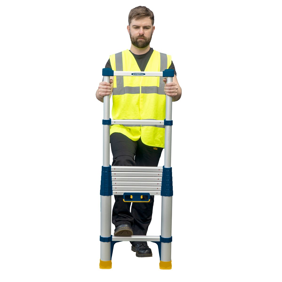 Werner Soft Close Telescopic Extension Ladders - Image 8