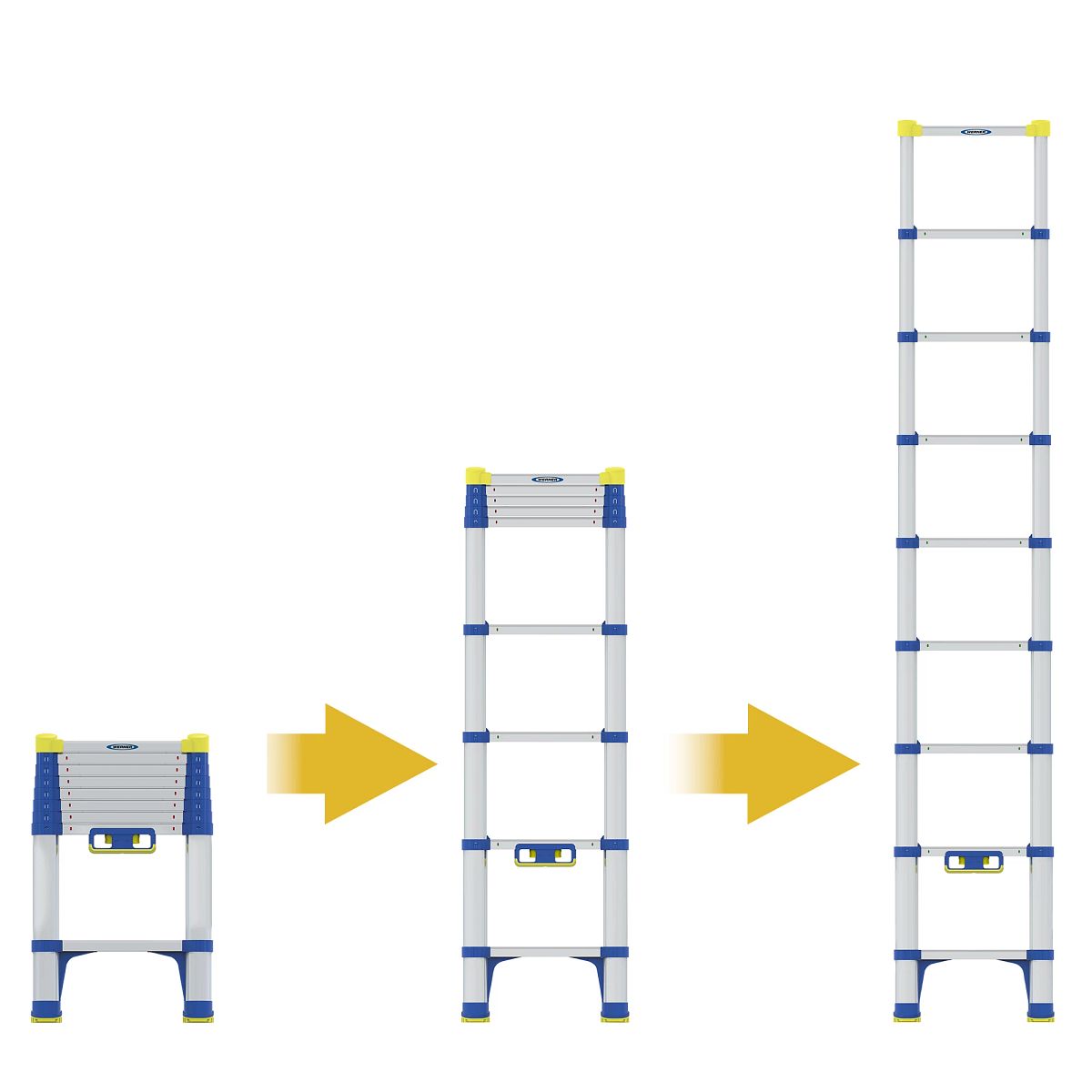 Werner Soft Close Telescopic Extension Ladders - Image 14