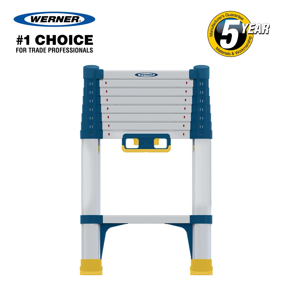Werner Soft Close Telescopic Extension Ladders - Image 16