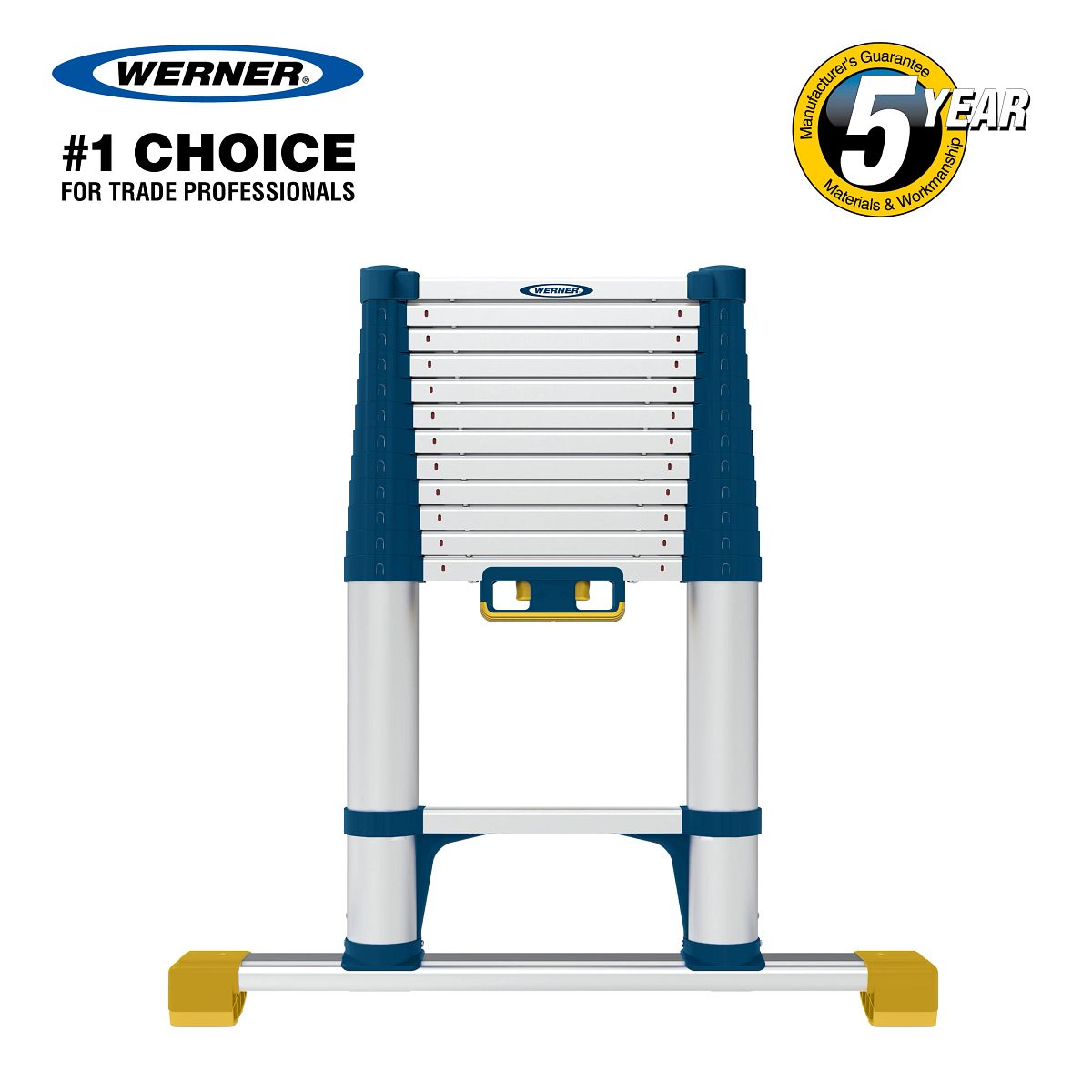 Werner Soft Close Telescopic Extension Ladders - Image 49